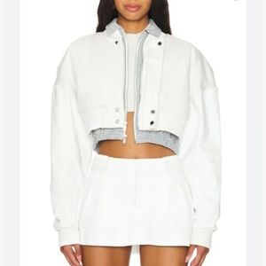 NWT Nike Sportswear Destroyer Cropped Canvas Jacket